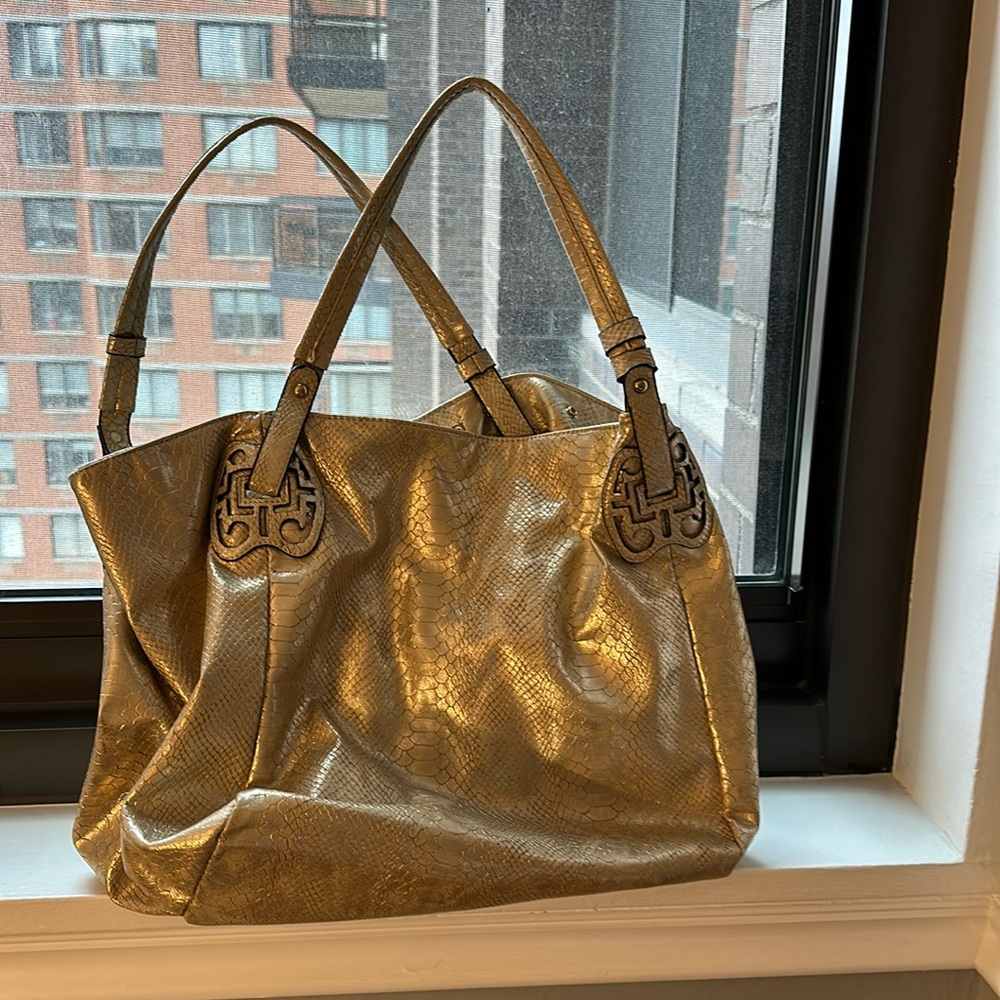 Large, Gold Tote Bag
